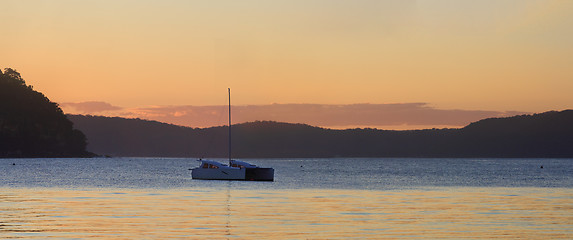 Image showing Sundown Palm Beach, Sydney Australia