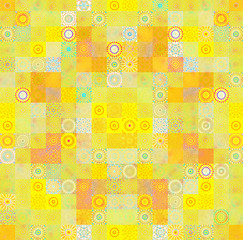 Image showing Color background with abstract mosaic