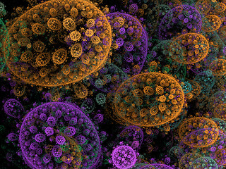 Image showing bacteria background render