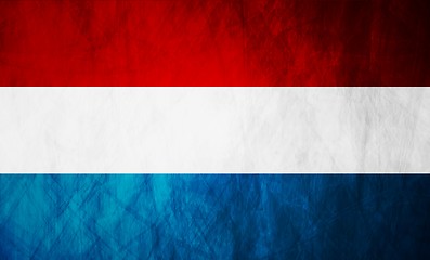 Image showing Netherlands grunge flag