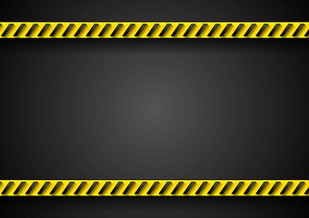 Image showing Danger tape abstract background