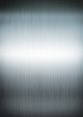 Image showing Silver brushed metal background texture