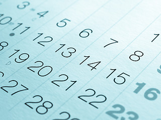 Image showing Calendar