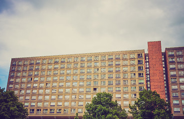 Image showing Retro look Alexander Platz Berlin