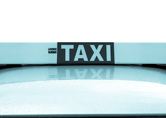 Image showing Taxi sign