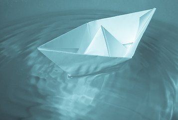 Image showing Paper ship