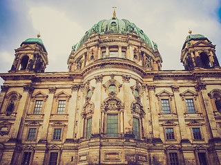 Image showing Retro look Berliner Dom