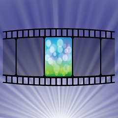 Image showing Old film strip