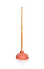 Image showing Clean plunger isolated