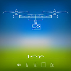 Image showing Contour ad layout for quadrocopter