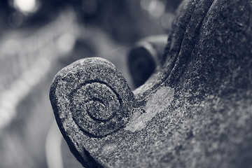 Image showing Traditional asian stone lantern