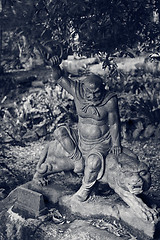 Image showing Arhat Kanakbharadvaja statue