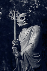 Image showing Arhat Kanakbharadvaja statue