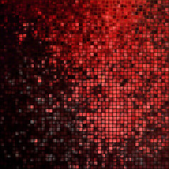 Image showing Red glitters on a soft blurred. EPS 10