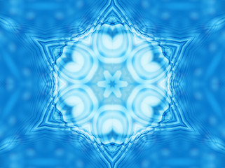 Image showing Blue background with abstract pattern