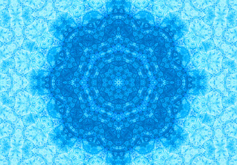 Image showing Abstract blue pattern