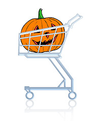 Image showing Halloween shopping