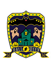 Image showing Halloween blazon, isolated