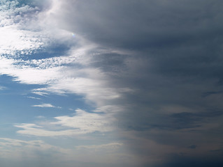 Image showing rainy cloud