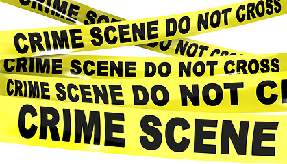 Image showing Crime Scene Do Not Cross Tape