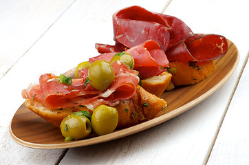 Image showing Jamon Tapas