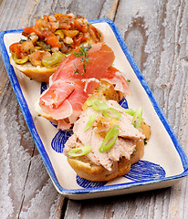 Image showing Tapas Bruschetta