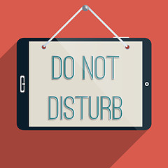 Image showing Do not disturb