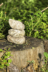 Image showing Pile of stones