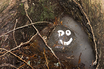 Image showing Happy stone