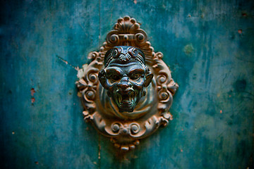 Image showing old door handle