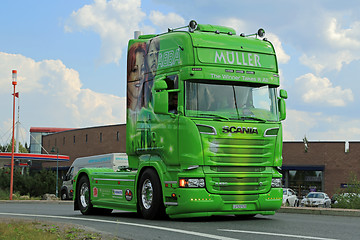 Image showing Muller ABBA Scania R520 The Winner Takes It All