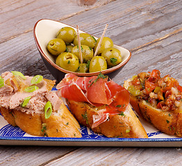 Image showing Tapas Bruschetta