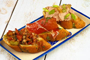 Image showing Tapas Bruschetta