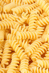 Image showing Fusilli pasta background