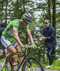 Image showing Green Jersey - Peter Sagan