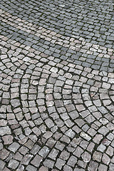 Image showing Cobbled street