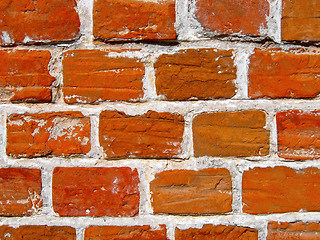 Image showing Red brick wall