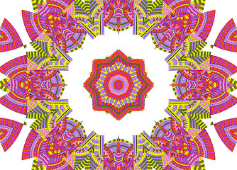 Image showing Bright abstract pattern