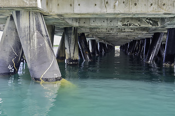 Image showing Jetty Pillars