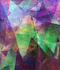 Image showing abstract polygonal artwork