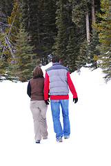Image showing Winter couple