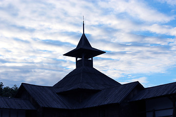 Image showing Architecture of ancient Slavonic tower