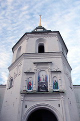 Image showing Architecture of tower in monastery