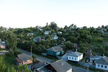 Image showing view to the house-tops in Novgorod-Severskiy