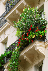 Image showing Paris balcony