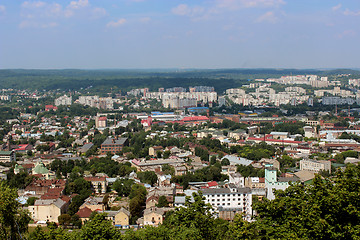 Image showing view to the house-tops in Lvov city