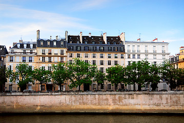 Image showing Houses on Seine