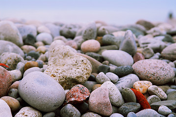 Image showing Beach pebbles