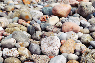 Image showing Beach pebbles