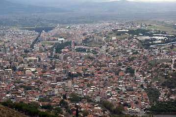 Image showing view of Bergama city in Turkey